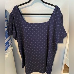Brand New, Marissa Puff Sleeve Square Top by LulaRoe